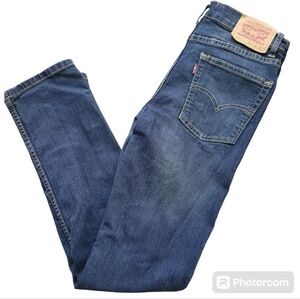 Levi's 511 Denim Blue Jeans Size 16 Regular Girls